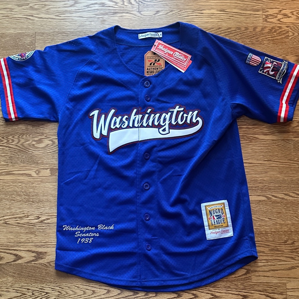 Washington Blue Men’s Baseball Jersey